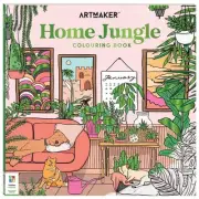 Art Maker Home Jungle Colouring Book by Ally Pedersen Paperback Book