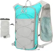 Hydration Backpack - Reflective Hiking Hydration Backpack | Adjustable Breathable Sports Bag with 1.5L Water Bladder for Women Outdoor Workout Riding Trekking Camping Fishing Travel
