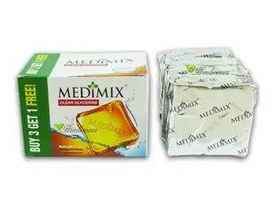 Medimix草本阿育吠陀煥采緊緻手工美膚皂 (小橘) 100g x 四入 量販包 特價 限量