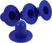 4pcs Plastic Pool Plugs Easy Install Remove PVC Material Ground In-ground Pool Compatible Outdoor Pool Accessories