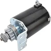 Starter Motor Compatible With Briggs & Stratton 14.5 16 16.5 17 17.5 18 18.5 14 Teeth 593934 5777 Compatible With Cub Cadet 1170 RZT17 Rzt22