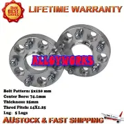 2PC 5stud 5X120 25mm Wheel Spacer 14x1.25 74.1mm Fit BMW X5 X6 E70 2010-18 AUTO (for: BMW)