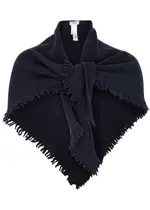 Inverni Wool-blend Shawl - Navy - One Size ONE SIZE