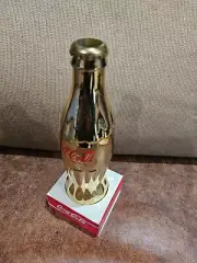 Coca Cola 600 50th Anniversary Gold Coke Bottle