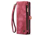 C15 Red Smartphone Protective All-in-one Case with Lanyard for iPhone 14 6.1 inch