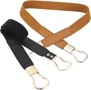 [MOKKHNB] 2pcs Vintage Stretchy Waist Belt Elastic Dress Belts for Casual Wear Figure Flattering Fashion Accessory Versatile for Sweater Dresses More