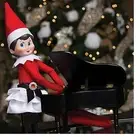 The Elf on the Shelf® Claus Couture Satin Tiered Skirt