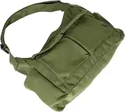 [ROMISBABA] Compact Crossbody Bag Canvas Messenger Bag Stylish Small Bag for School Outdoor Mail Men Women