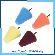 Universal Pack (4) Cone Polishing Pad Sponge Buffing Pads Wheels Hub Cleaner
