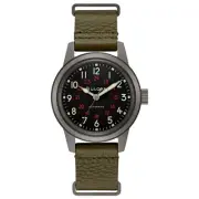 Bulova Man Military Hack Watch Automatic reinterpretation A-11 98A255