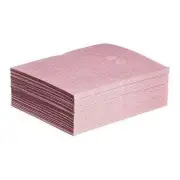 Absorbent Pads Spill Cleanup 15x20 Universal Pink Chemical Sorbents 11 Gal