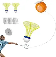 Badminton Self Training Equipment | Self Learning Bounce Gear Equipment for Single Player - Self Learning Exercise Machine for Playground, Jar