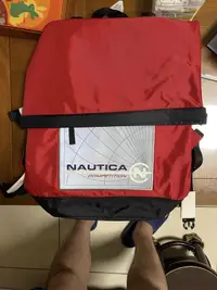 在飛比找露天拍賣優惠-NAUTICA 紅色 後背包