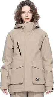 [HIGH EXPERIENCE] Ski Jacket Snow Coat Winter Waterproof SnowSuit Insulated Snowboard Warm Hooded for Men Women