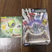 RARE GameCube Pokemon Coliseum w/ Memory card & Celebi Disc Japan import NEW JPN