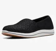 Clarks Cloudsteppers Breeze Emily Slip-On Size 9 Black New In Box