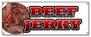 BEEF JERKY BANNER SIGN meat dried spices dehydrated salted smoked