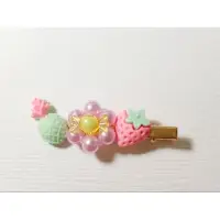 在飛比找蝦皮購物優惠-cute handmade pink hairpins,可愛