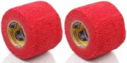 Howies Hockey Power Stretch Grip Tape - 2 Rolls of Red 1.5" x 5 Yard Grip Tape