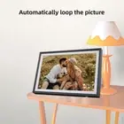 UK Plug 100-240V 10.1in WiFi Digital Photo Frame With 32GB Storage Smart Dig GS0