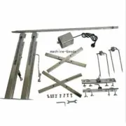 15W Motor stainless steel big Grill Rotisserie Spit Roaster Rod Charcoal BBQ Pig