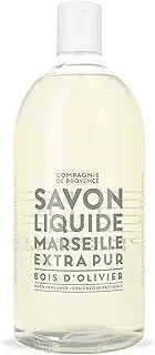 Compagnie de Provence Savon de Marseille Extra Pure Liquid Soap - Olive Wood - 33.8 fl oz Plastic Bottle Refill