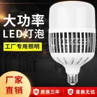 在飛比找樂天市場購物網優惠-新品大功率節能led燈泡超亮E27e40螺口100W150W