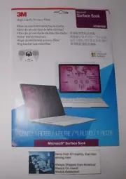3M Privacy Filter For Microsoft Surface Book Landscape HCNMS001