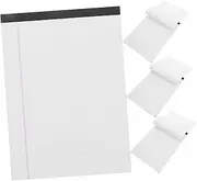 jojofuny 4Pcs Legal Pads Wide Ruled Notepads Smooth Ink Resistant Writing Tablets with Thick and Sturdy Backing for Home Office School and Business Use