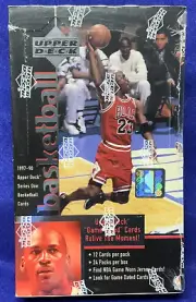 1997-98 UPPER DECK SERIES 1 FACTORY BOX POSSIBLE RARE MICHAEL JORDAN JERSEY CARD