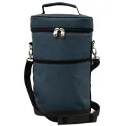 100% Genuine! KARLSTERT Premium 2 Bottle Carrier Wine Tote Blue! RRP $55.95!