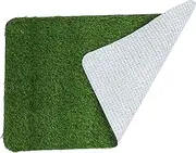 Garneck 1Pc Artificial Turf Door Mat Non Skid Indoor Entrance Mat with Water Absorption Durable Decorative Rug for Bathroom and Entryway Easy to Clean Dust Pad Mat