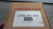 Longaberger Large Spoon / Mini Waste Basket Wood Crafts Lid - Classic Stain New