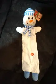 NWT MULTIPET DOG TOY HOLIDAY SQUEAKER MAT SNOWMAN 21"