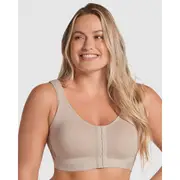Leonisa All-in-One Cotton Posture Corrector Wireless Front Open Bra