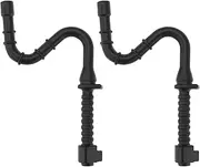 Pack of 2 Fuel Hose Gas Line Replacement Part 1128-350-7600 1128 358 7701 Compatible with Stihl 044 046 MS341 MS361 MS440 MS460 Chainsaw Black