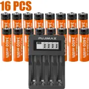 1.5V Rechargeable AA AAA Lithium Li-ion Batteries / Battery Charger Lot HOT