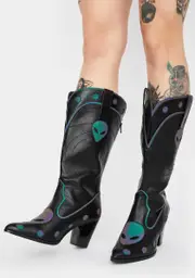 [Y.R.U.] Space Cowgirl Reflective Boots