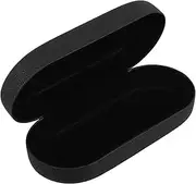[SAFIGLE] Glasses Case Mens Wallet Eye Glasses Eye Goggles Protection Men Wallet with Zipper Kid Glasses Safety Goggles for Men Mens Glasses Eye Protection Goggles Pu Black