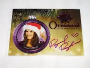 2016 Benchwarmer RAQUEL POMPLUN Pink Archive Holiday #87 Ornament Auto PLAYBOY