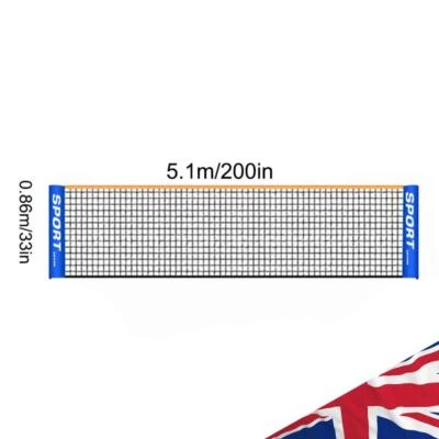 Portable Folding Standard Professional Badminton Net Indoor Square Nets Mesh