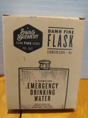 Damn FINE Flask Stainless Steel - 6 oz. Emergency Drinking Water