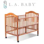 【美國 L.A. BABY】米爾頓嬰兒大床(咖啡色)