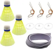 Rproonay Badminton Practice Aid, Portable Badminton Trainer, Beginner Sport Trainer, Easy Setup, Versatile, 8.2x6.5cm For Beginners Sport Exercise