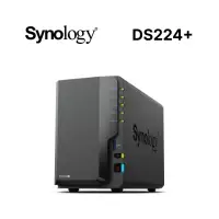 在飛比找momo購物網優惠-【Synology 群暉科技】DS224+ 2Bay NAS