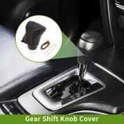 1 Pc Car Gear Shift Knob Cover for Lexus ES300h 2018-2023 Pebbled Black Brown