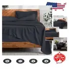 Luxurious 100% Egyptian Cotton 4-Piece Bed Sheet Set - 400 Thread Count, Full...