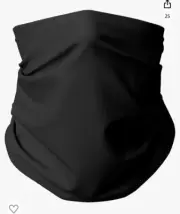 Neck Gaiter Bandana Face Mask Seamless Microfiber Unisex OSFA, NEW IN PKG