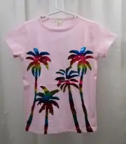 Girl's J Crew Crew Cuts Foil Palm Trees 4 - 5 NWT