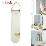 3 Pack Onion Garlic Hanging Organizer Holder Storage Kitchen Wall Bags Net f